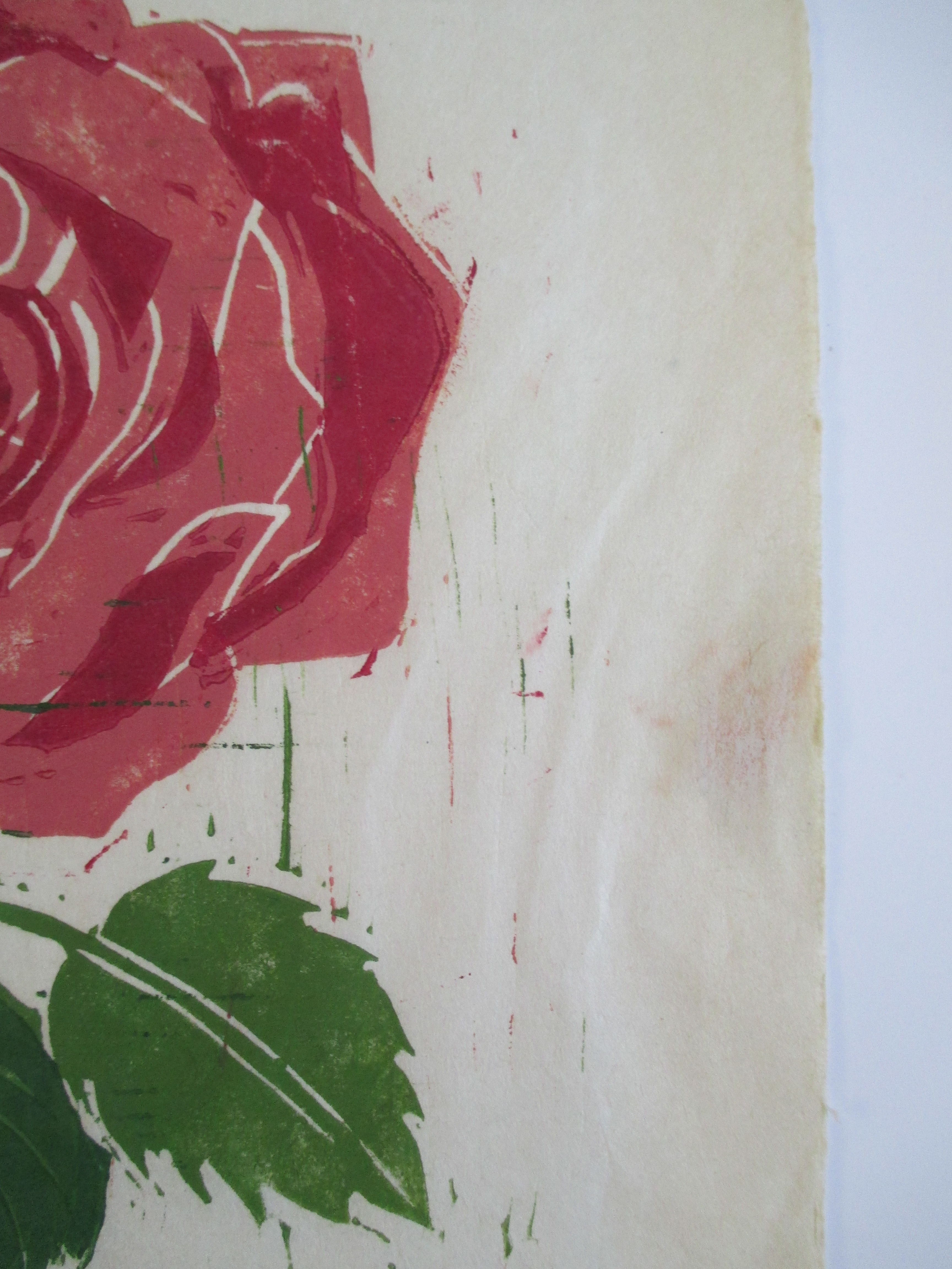 Jeanne Bieruma Oosting - Houtsnede "Rozen" kopen? Bied vanaf 50!
