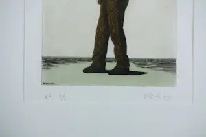 Erlend Steiner Lovisa - (Ingekleurde) Etsen op papier, Pierre - Ingelijst kopen? Bied vanaf 50!