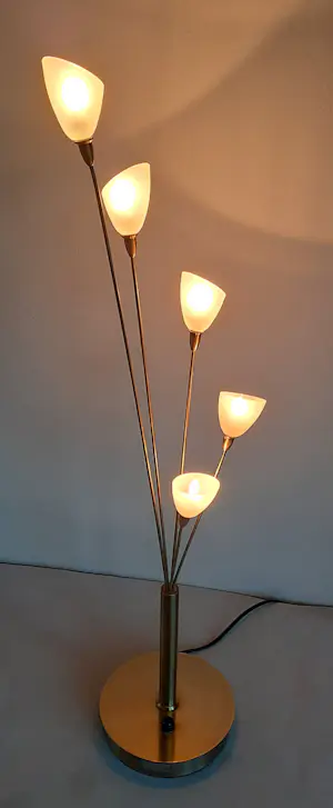 Jan des Bouvrie - Originele JdB lamp, Vintage bosje sneeuw kelkjes/tulpjes fabricaat Boxford kopen? Bied vanaf 65!