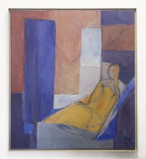 Ria Krieken, van - groot doek - 'Rusten" kopen? Bied vanaf 60!