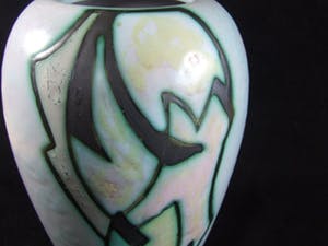 Kunstaardewerkfabriek Regina - vaas plateel Flora Gouda decor Artistique kopen? Bied vanaf 40!