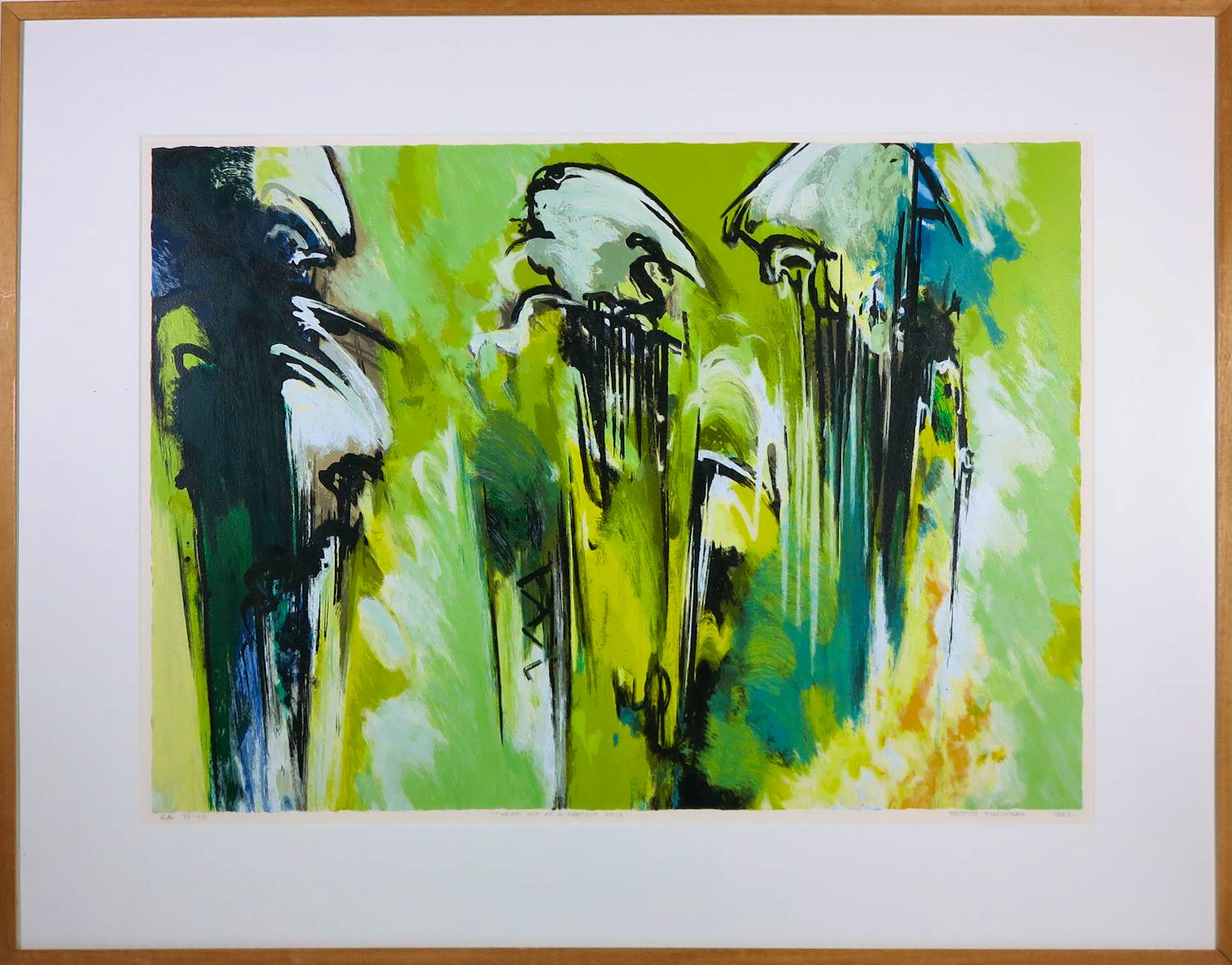 Mattie Schilders - Zeefdruk op papier, Three, out of perfect - Ingelijst kopen? Bied vanaf 60!