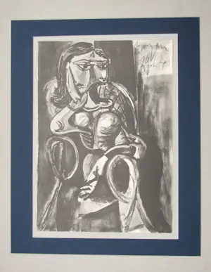 Pablo Picasso - DORA MAAR im FAUTEUL . kopen? Bied vanaf 250!