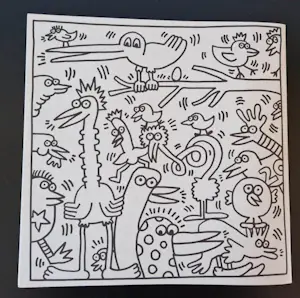 Keith Haring - Pop Shop kleurboek 1986. kopen? Bied vanaf 300!