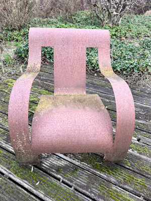 Dick Rakhorst - Prachtig abstract ijzeren fauteuil voor in de tuin kaufen? Bieten Sie von 100!