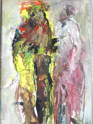 Buy Frans Joosen - Olieverf - 2 Vrouwen Figuren? Bid from 135!