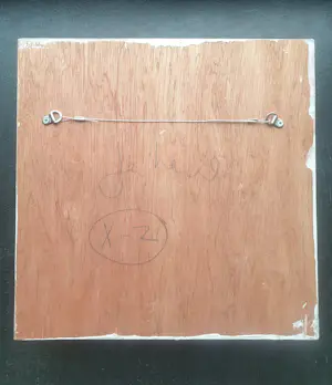 Jan Henderikse - Zero - Wit geschilderde Kurken op paneel - Gesigneerd - X-Z kopen? Bied vanaf 450!