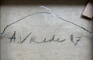 Anton Vrede - Olieverf op doek, Zonder titel - Ingelijst kopen? Bied vanaf 250!