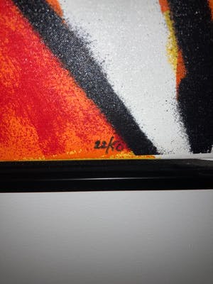 Herman Brood - Zeefdruk op Doek - 'Golfer' 22/50 kopen? Bied vanaf 1!