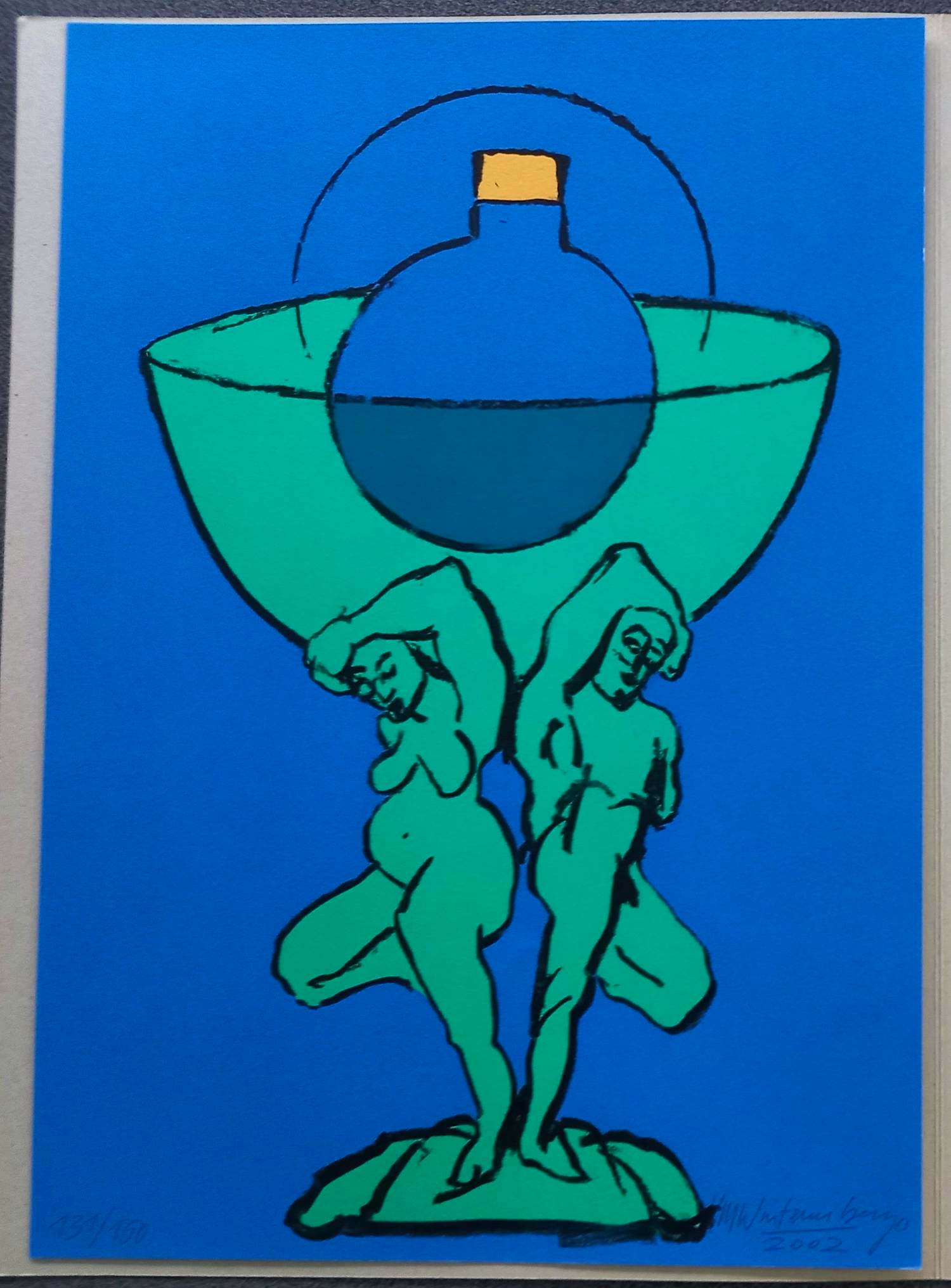 Lambert Maria Wintersberger - Ohne Titel, Siebdruck 2002, signiert und nummeriert kopen? Bied vanaf 70!