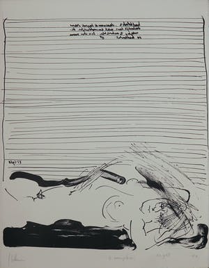 Jaap Hillenius - Lot van vijf litho's, Zonder titel kopen? Bied vanaf 1!