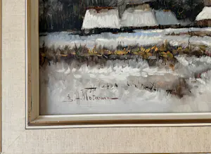 Jack van der Put - (B.H. Slotman) – sfeervol Hollands winterlandschap kopen? Bied vanaf 175!