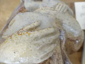 Albert Meertens - Maria en kind in steengoed met zoutkristallen- Beesel Terraco kopen? Bied vanaf 275!