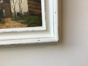 Niet of onleesbaar gesigneerd - Eenvoudig boerenerf. kopen? Bied vanaf 1!