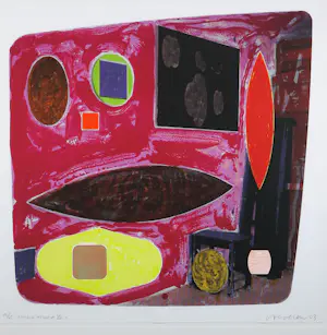 Jelis van Dolderen - Zeefdruk op papier, Studio Astoria III - Ingleijst kopen? Bied vanaf 40!