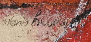 Antonio Poioumen - Gemengde techniek en collage op doek, Inelkaar vervleugeld (Groot) kopen? Bied vanaf 350!