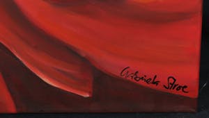 Gabriela Stroe - Olieverf op doek, Rode Roosjes (Groot) kopen? Bied vanaf 40!