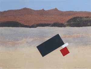 Henri Plaat - Gouache, Zonder titel - Ingelijst kopen? Bied vanaf 100!