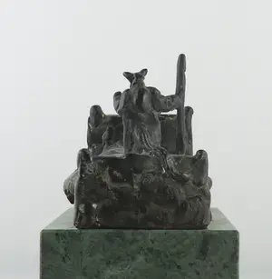 Dick Aerts - Brons op marmeren voet, Reinaert de Vos kopen? Bied vanaf 100!