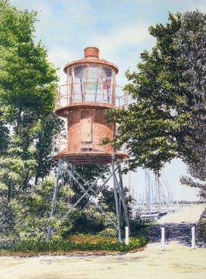 Frans Room - Lot van 15 originele tekeningen - Bakens en boeien Noord-Holland en IJsselmeer kopen? Bied vanaf 150!