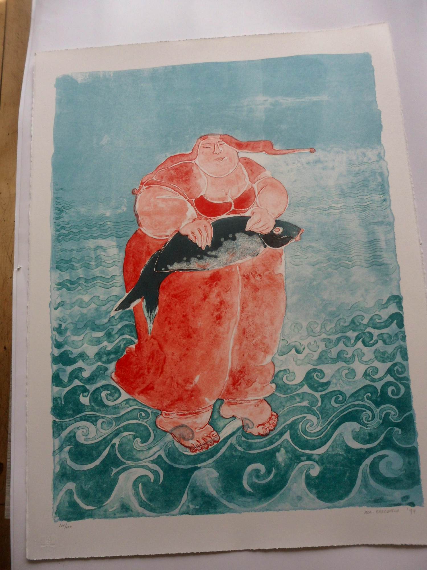 Ada Breedveld - Litho, Titel, Sea Woman kopen? Bied vanaf 50!