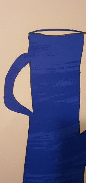 Klaas Gubbels - Blauwe Kan - Zeefdruk kopen? Bied vanaf 180!