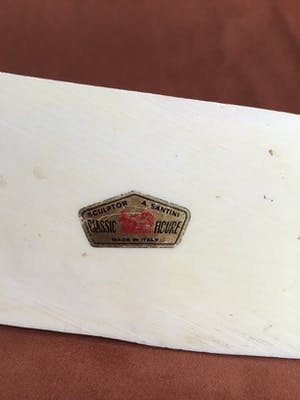 Amilcare Santini - Romeinse strijdwagen, gesigneerd kopen? Bied vanaf 1!