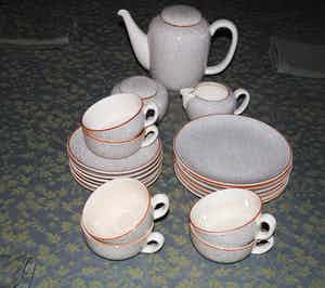 Ursula Fesca - Koffie/Tee servies 'Form 9380' uit 1930 voor Wächtersbach - 6 persoons verkocht voor € 125!