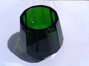 Moser - Facet geslepen kristallen vaas. kopen? Bied vanaf 35!