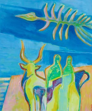 Joe Wols - Acryl op karton, De werkelijkheid van dromen - Ingelijst kopen? Bied vanaf 1!