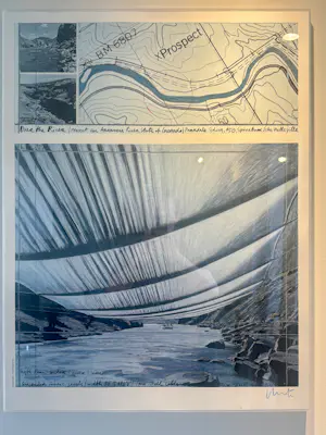 Christo - Over the River ( lot van 2 lithos) kopen? Bied vanaf 2500!