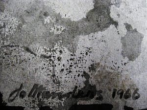 Jo Manders - Jaren 60 Illusionistisch realisme - Grote "Insecten" Sepia tekening - gesigneerd kopen? Bied vanaf 20!