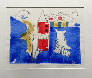 Frank Lengvenius - Uniek werk, ingelijst kopen? Bied vanaf 100!