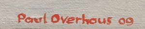 Paul Overhaus - Olieverf op doek, Zonder titel - Ingelijst kopen? Bied vanaf 100!