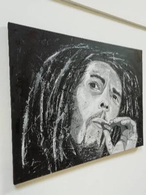 Niet of onleesbaar gesigneerd - Bob Marley (king of the Reggae) kopen? Bied vanaf 10!