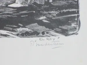 AcheterPiet van der Hem - El Rey - Litho? Enchérissez de 45!