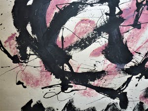 Anton Heyboer - Abstracte voorstelling krachtige heldere sprankelende schildering kopen? Bied vanaf 300!