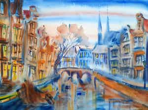 Elena Polyakova - El-Va-Een gracht in Amsterdam verkocht voor € 50!