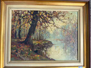 Jan van der Heijden - Origineel Herfstlandschap kopen? Bied vanaf 300!
