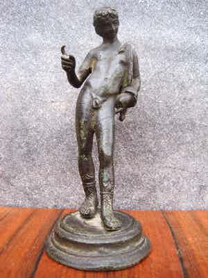 Brons (Onbekend) - Narcissus. verkocht voor € 55!