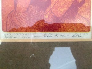 Rene D. Tosari - Figuren - Ets, Ingelijst kopen? Bied vanaf 50!