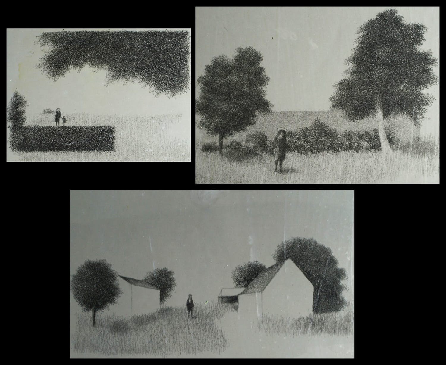 Metten Koornstra - 3 Originele drukplaten voor de litho-drukpers – ca. 1970 (2x) en 1972 verkocht voor € 50!