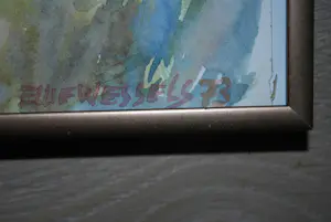 Ellie Wessels - Gezicht op Colombier (Frankrijk) 1973 kopen? Bied vanaf 50!