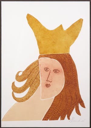 Reinhoud D'Haese - Aquatint uit de portfolio Impromptu met gedicht van Hugo Claus - Ingelijst kopen? Bied vanaf 1!