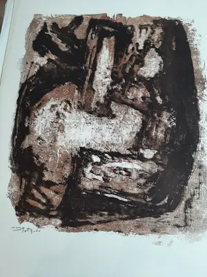 Wim Motz - Litho, Abstract kopen? Bied vanaf 30!