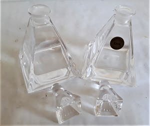 Curiosa - Rona design kristallen karaf/wijnschenker, Riva karafjes en "ruitjes" kandelaars kopen? Bied vanaf 1!