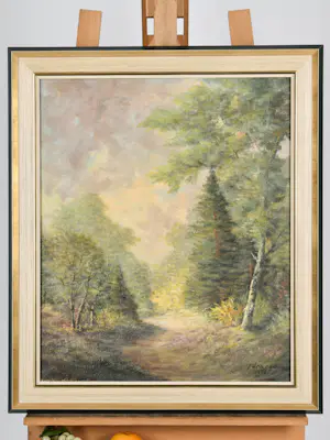 Kees van Ameijden - Boslandschap kopen? Bied vanaf 40!