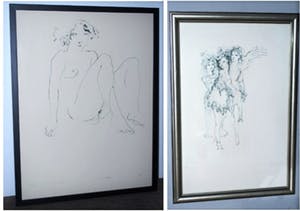 Sam Drukker - LITHO naakt >extra> ETS door Leonor FINI kopen? Bied vanaf 75!