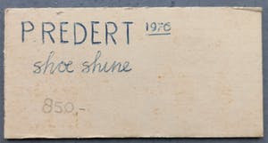 Peter Redert - shoe shine – potlood tekening kopen? Bied vanaf 35!