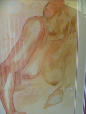 Niet of onleesbaar gesigneerd - aquarel van naakte vrouw - geparagrafeerd WB kopen? Bied vanaf 1!